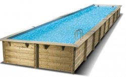 Eerste backup olie Groot zwembad kopen? Bekijk dit houten zwembad rechthoekig! - inbouwzwembad